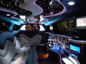 interior amenities of a limousine service