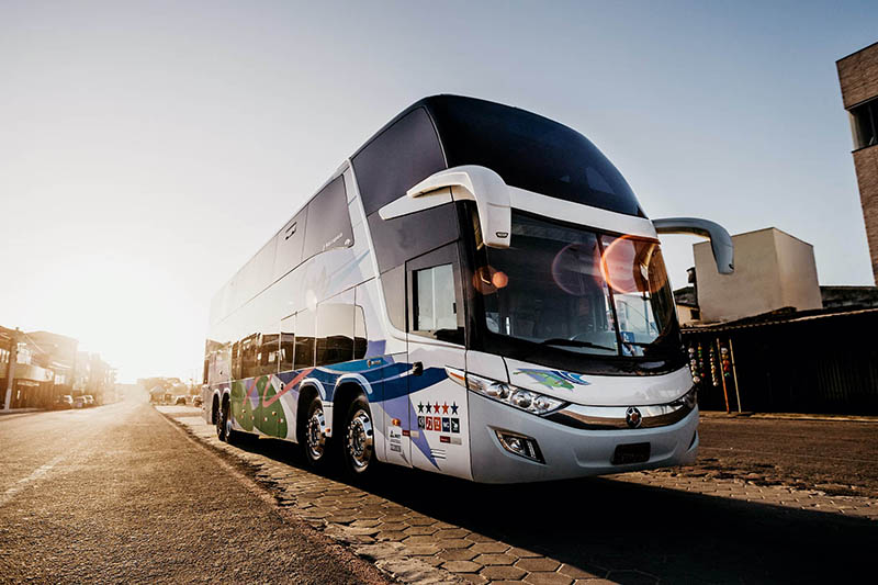 Charter bus exterior